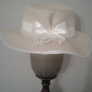 Custom handmade straw womans hat